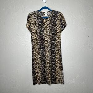 Carol Cheetah Print Dress Size Large